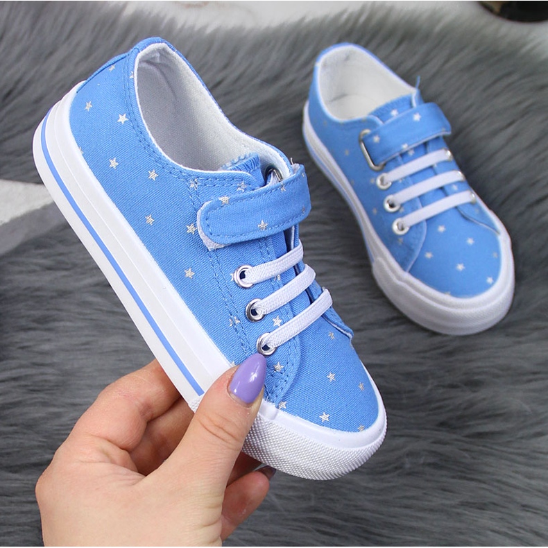 Textilní tenisky Atletico blue star modrý 1 Textilní tenisky Atletico blue star modrý 1