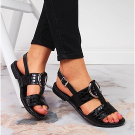 Černé dámské sandály Jezzi černá 1