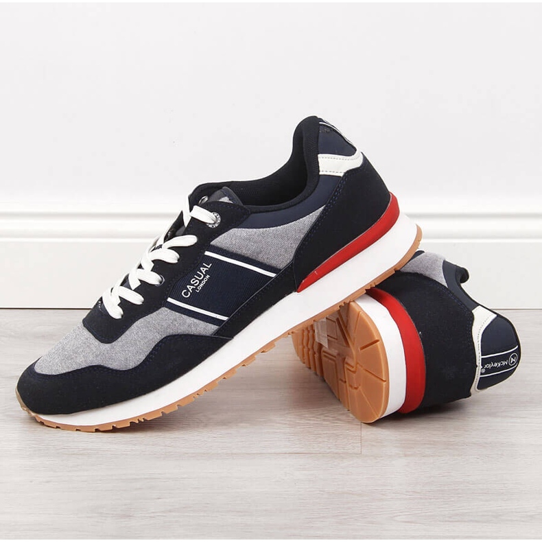 Pánské sportovní boty pro volný čas Mckeylor černá šedá 2