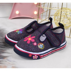 Námořnické modré tenisky Atletico pro dívky modrý 2