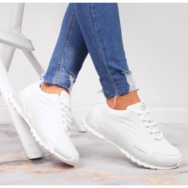 Bílé dámské sportovní boty Bugatti JJ253094 bílý 1 Bílé dámské sportovní boty Bugatti JJ253094 bílý 1