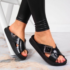 Dámské pantofle meliski černé Zaxy JJ285055 černá 1