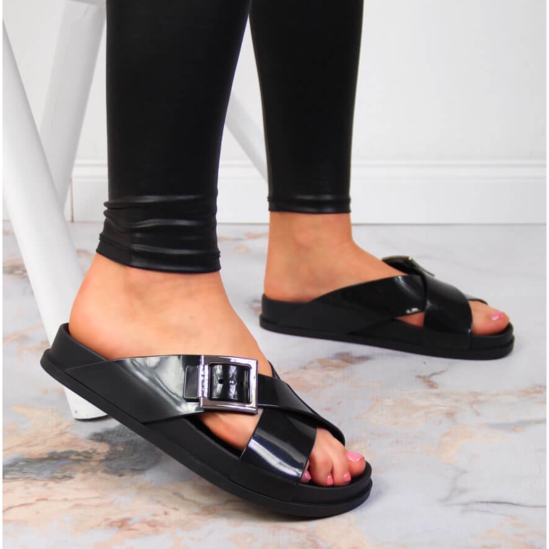 Dámské pantofle meliski černé Zaxy JJ285055 černá 2