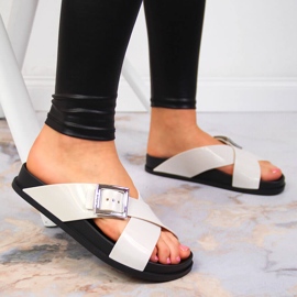 Dámské pantofle meliski cream Zaxy JJ285057 béžový vícebarevný 2 Dámské pantofle meliski cream Zaxy JJ285057 béžový vícebarevný 2