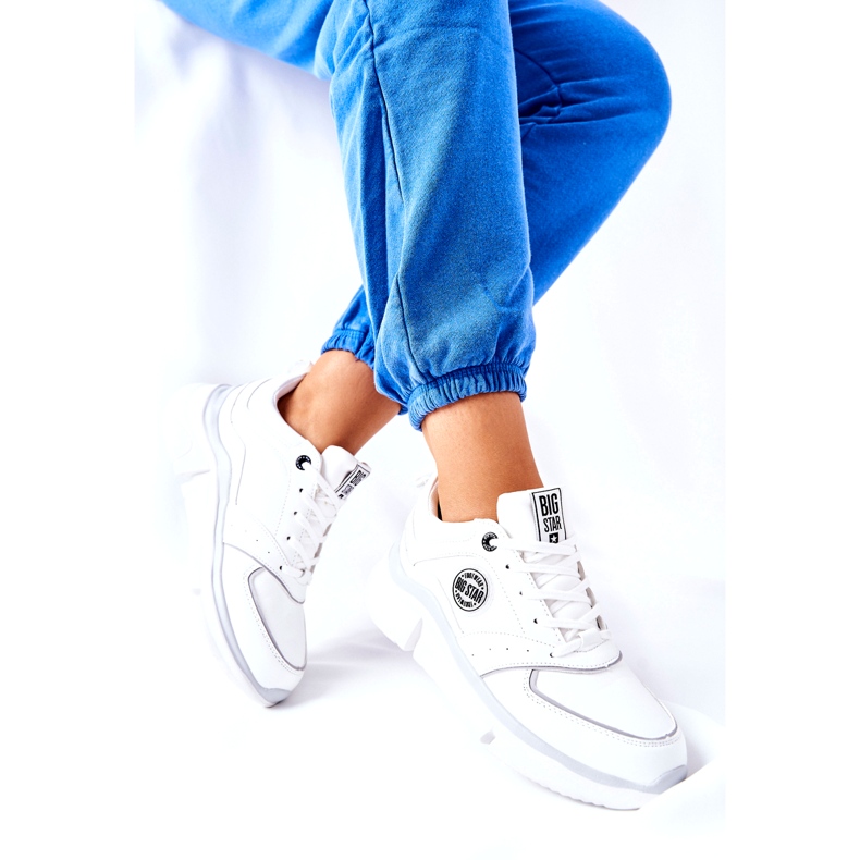 Sportovní obuv na platformě Big Star II274314 bílá bílý 3
