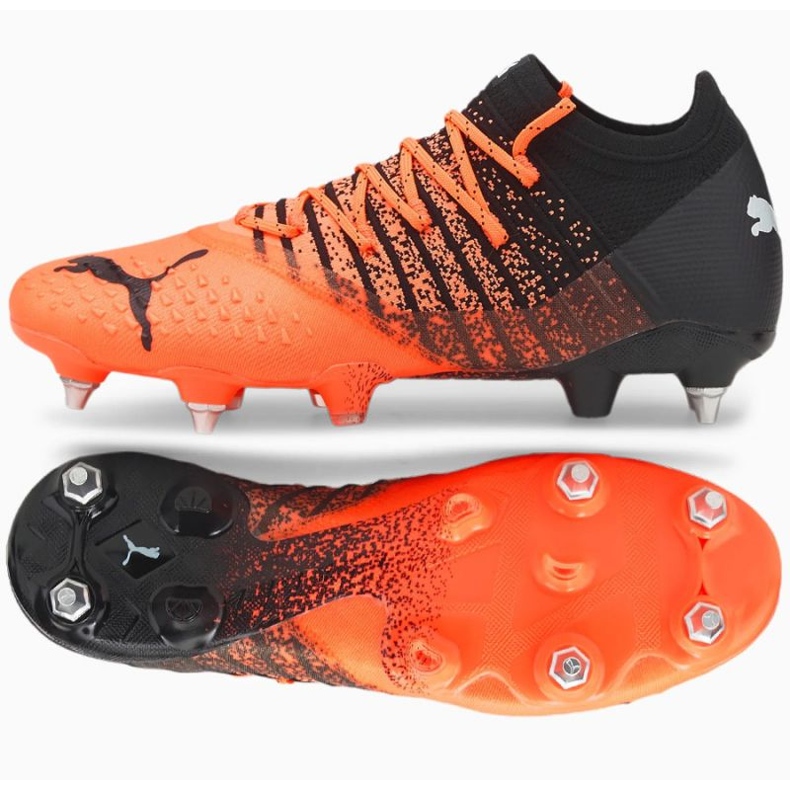 Kopačky Puma Future Z 1.3 MxSG M 106750 01 oranžový pomeranče a červené 1