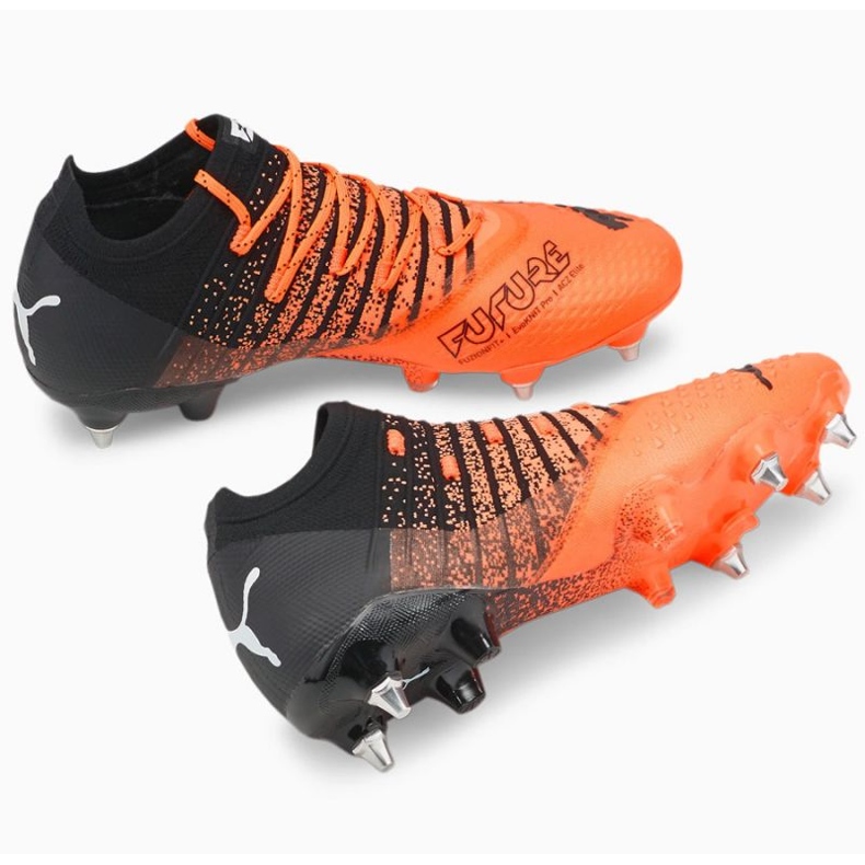 Kopačky Puma Future Z 1.3 MxSG M 106750 01 oranžový pomeranče a červené 2