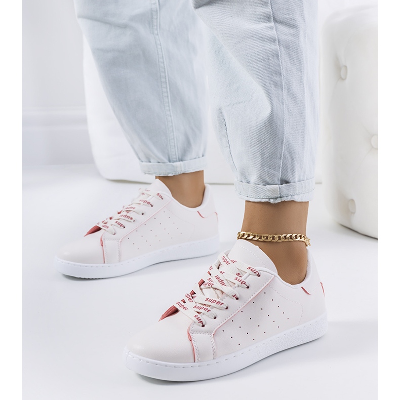 Koho červenobílé sportovní boty bílý 1