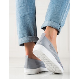 W. Potocki Pohodlné Slipony Potocki šedá 1