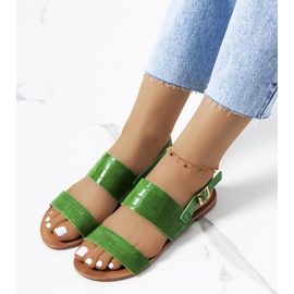 Zelené dámské sandály značky Chinn zelená 1