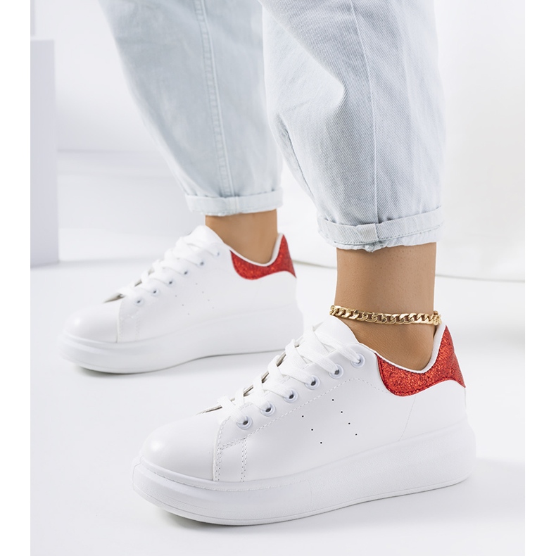 Bílé dámské tenisky Senja bílý 1