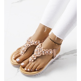 Růžové dámské sandály Tove růžový 1