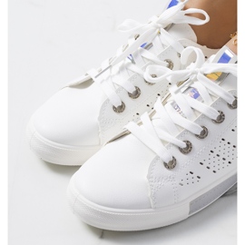 Dámské bílo-šedé tenisky Impi bílý šedá 1