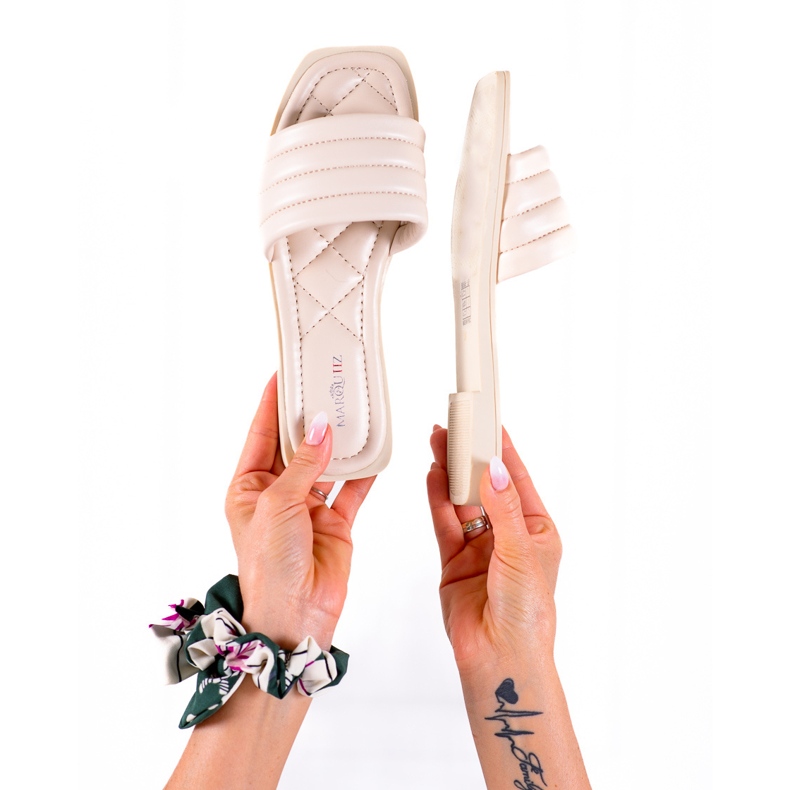 Marquiz Ležérní žabky béžový 1