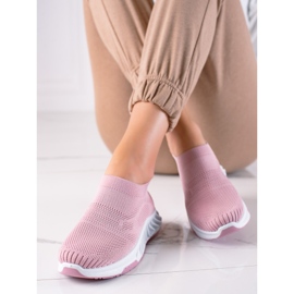 J. Star Módní růžové tenisky růžový 1