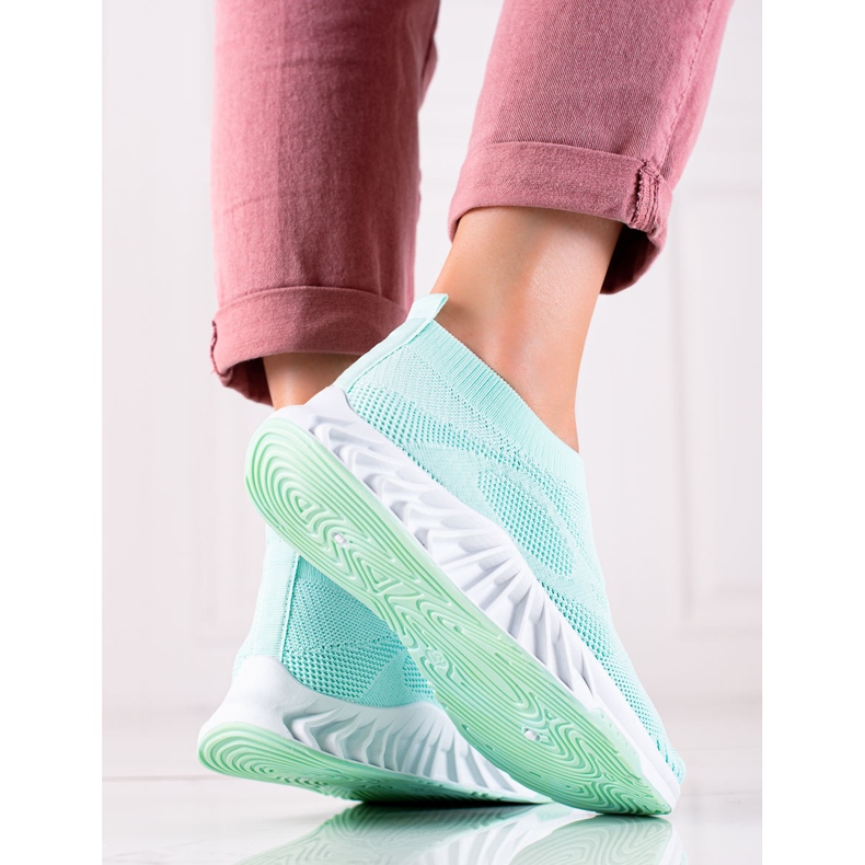 J. Star Módní zelené tenisky zelený 2