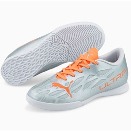 Kopačky Puma Ultra 4.4 It Jr 106746 01 šedá stříbro 1