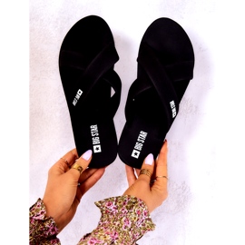 Dámské pěnové pantofle Big Star JJ274A338 Black černá 3