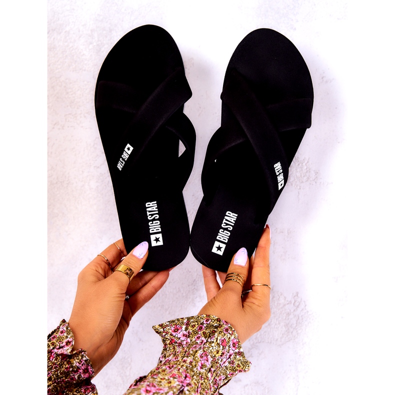 Dámské pěnové pantofle Big Star JJ274A338 Black černá 3