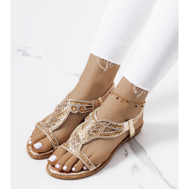 Mikayla zlaté sandály zlatý 1