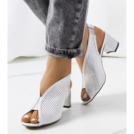 Rush stříbrné prolamované sandály stříbro 1