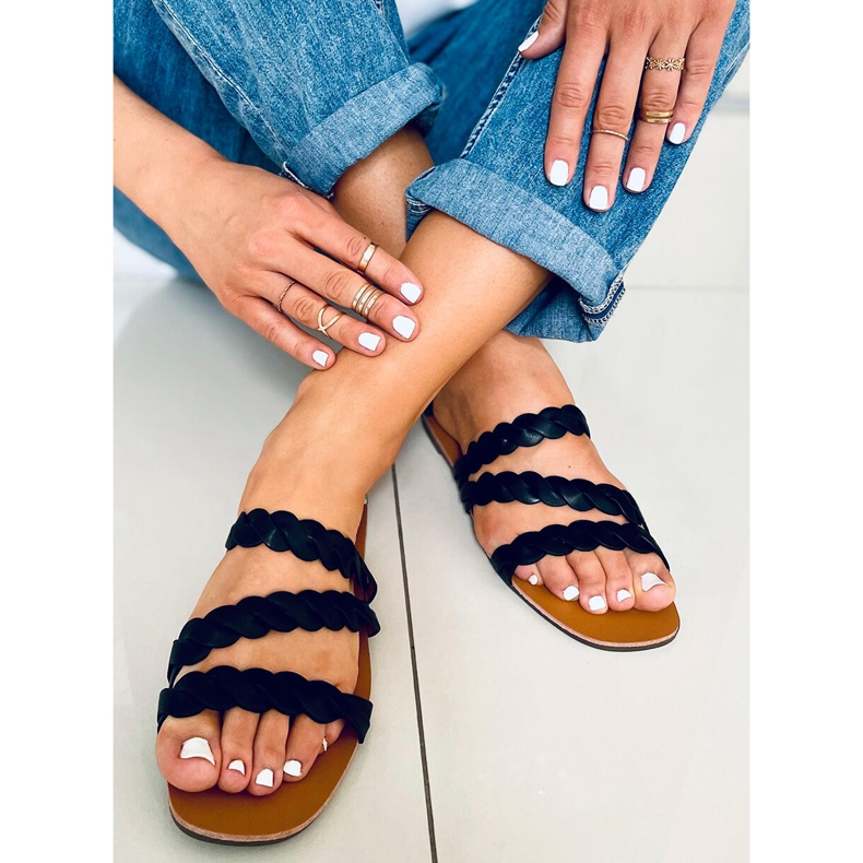 Dámské pantofle Clover Black černá 1