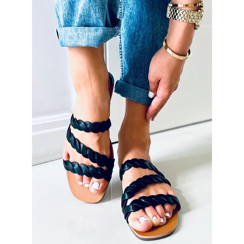 Dámské pantofle Clover Black černý 2