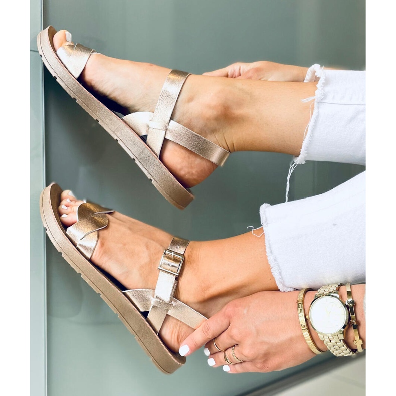 Dámské sandály Olivo Champagne růžový 2