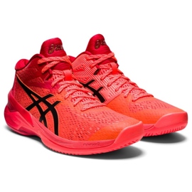 Volejbalové boty Asics Sky Elite Ff Mt Tokyo W 1052A048 701 pomeranče a červené 5