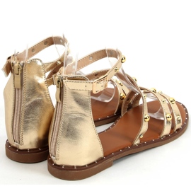 Zlaté římské sandály Kair zlatý 1