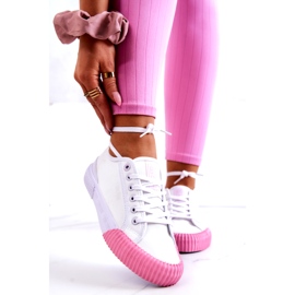 Materiál Sneakers Big Star JJ274111 Bílé tenisky bílý 1