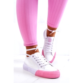 Materiál Sneakers Big Star JJ274111 Bílé tenisky bílý 2