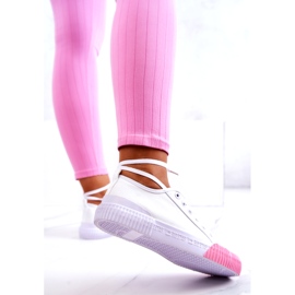 Materiál Sneakers Big Star JJ274111 Bílé tenisky bílý 3