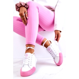 Materiál Sneakers Big Star JJ274111 Bílé tenisky bílý 4