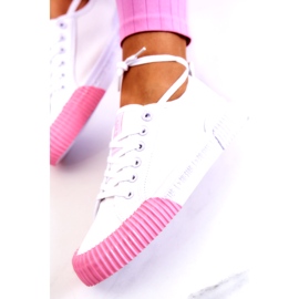 Materiál Sneakers Big Star JJ274111 Bílé tenisky bílý 5