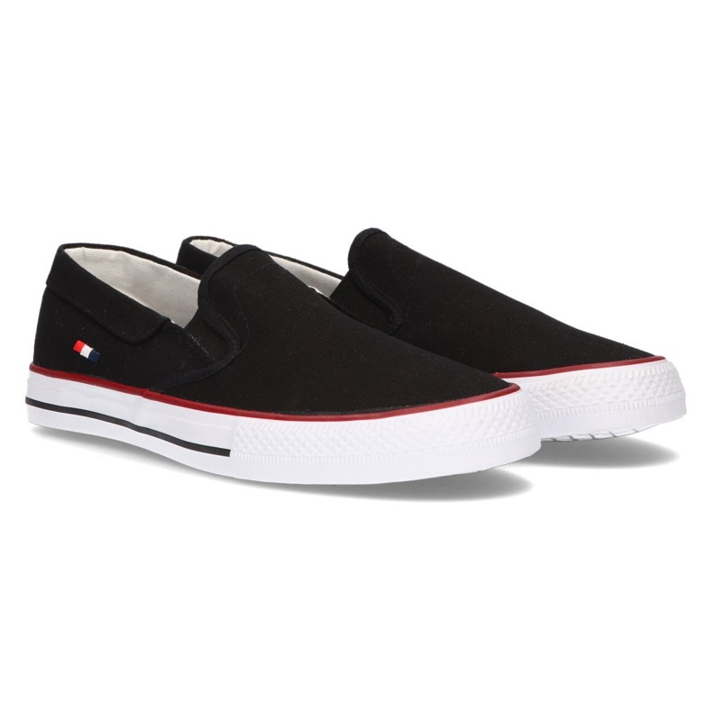 Černé Slip-on Sneakers Filippo Mtn210 / 21 BK černý 5