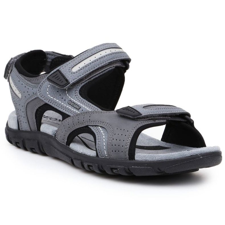 Sandály Geox U S.Strada DM U8224D-0BC50-C9014 černý 1
