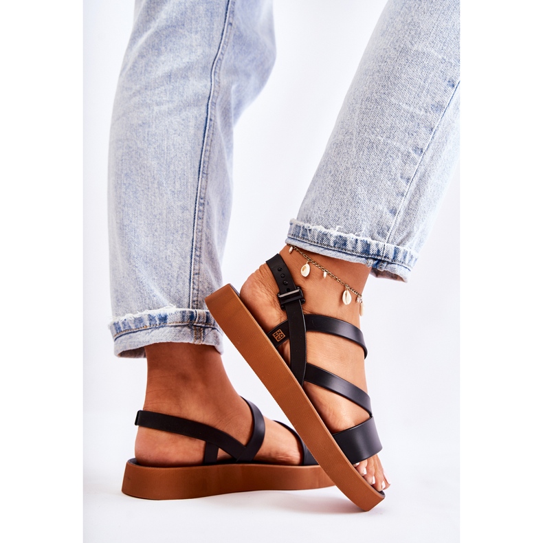 Dámské gumové sandály ZAXY JJ285052 Black černý 2