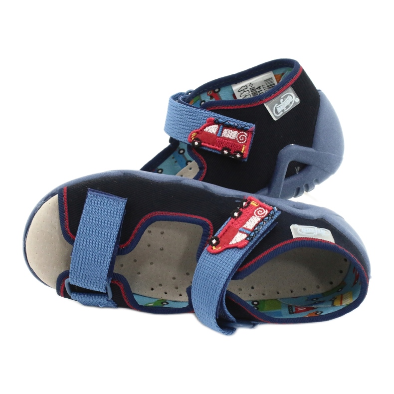 Befado žluté dětské boty 350P014 červené námořnická modrá modrý 5