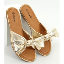Dámské pantofle Lirio Gold zlatý 1