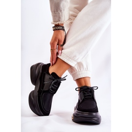 PS1 Dámské Tenisky Sportovní Boty Černé New Horizon černá 2