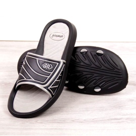 Bazénové pantofle Atletico M ATC207A černé černá šedá 2