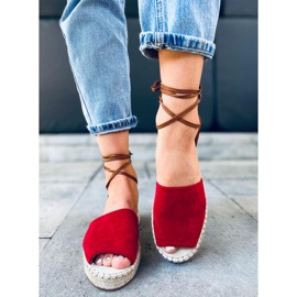 Dámské espadrilky Andrina Red červené 1