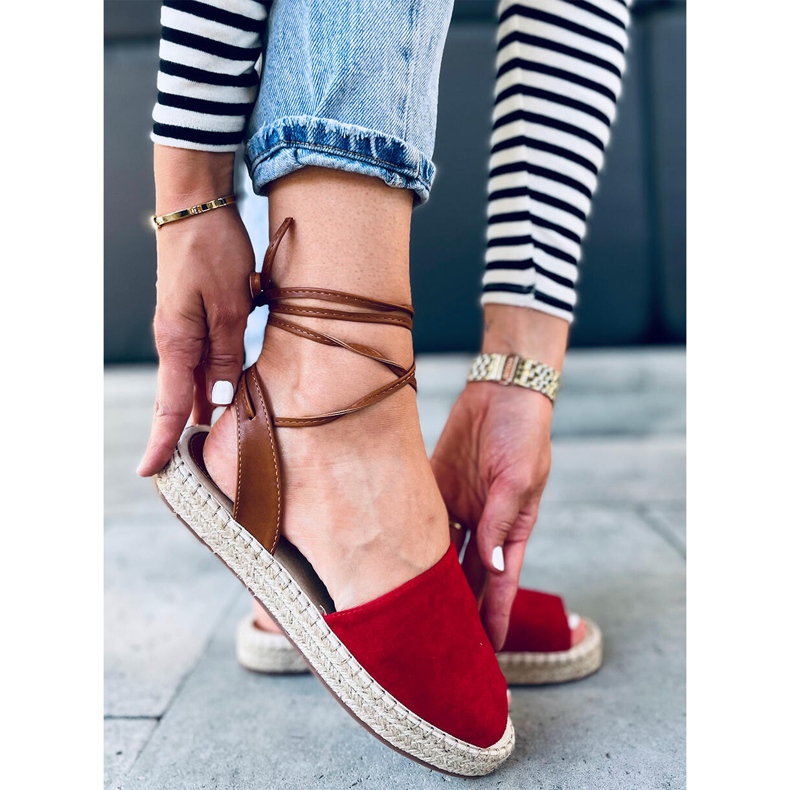 Dámské espadrilky Andrina Red červené 2