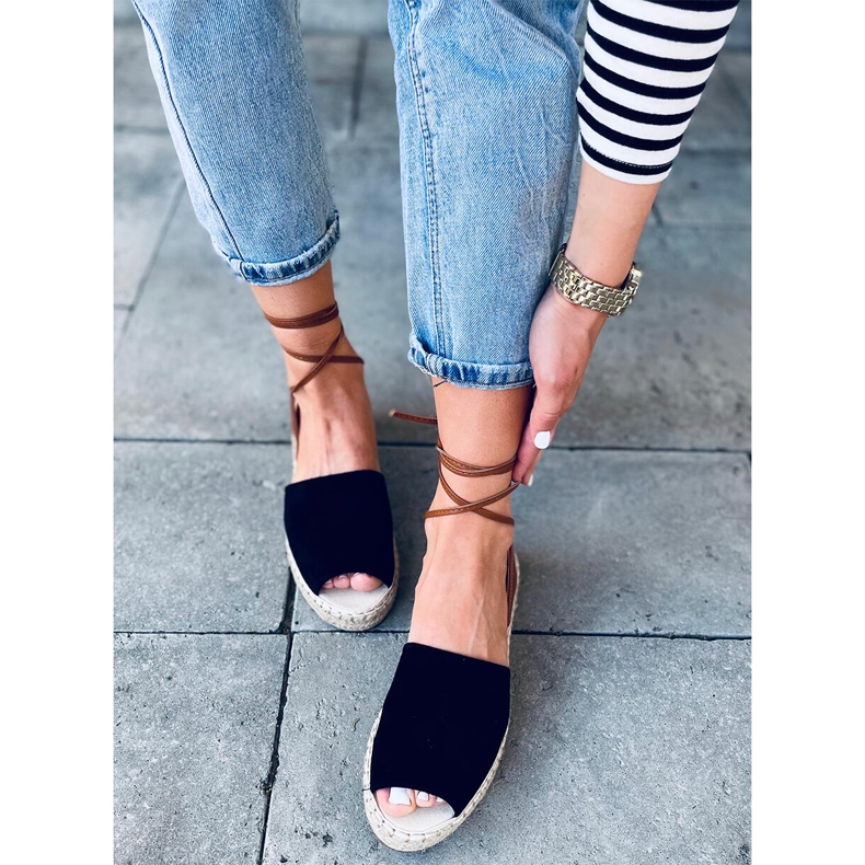 Dámské espadrilky Andrina Black černý 2