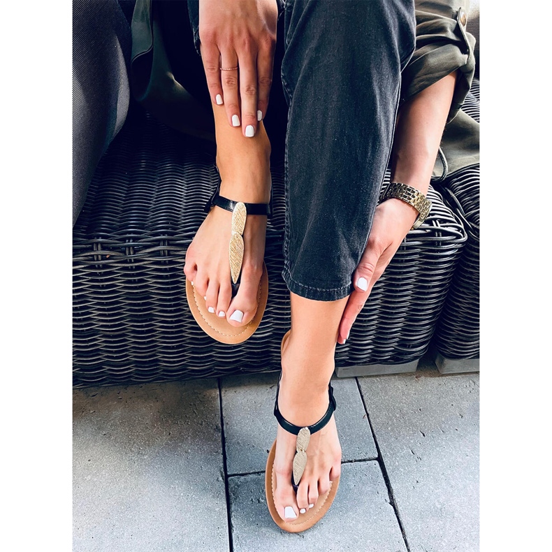 Žabky Attina Black černý 1