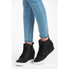 Seastar Tenisky ve vysokém lesku černý 2