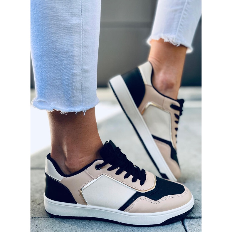 Dámské tenisky Izzie KHAKI / ČERNÉ černá vícebarevný 2