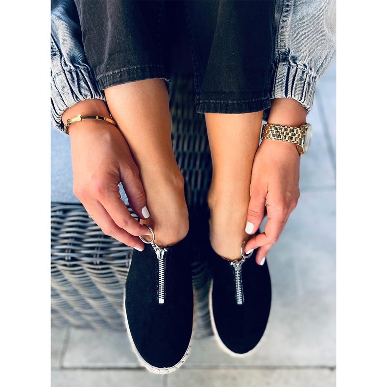 Dámské espadrilky Flynn Black černá 2 Dámské espadrilky Flynn Black černá 2