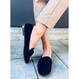 Rarity Černé dámské mokasíny černý 2